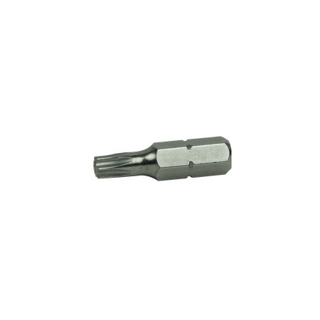 1 x Punta Calidad industrial 1/4" C6.3 Inox TORX T15 longitud 25