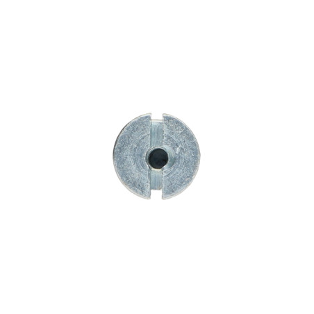 1 x Tornillo madera cabeza fresada/testa svasat ranura perforada y roscada 6X50 Acero cincado blanco