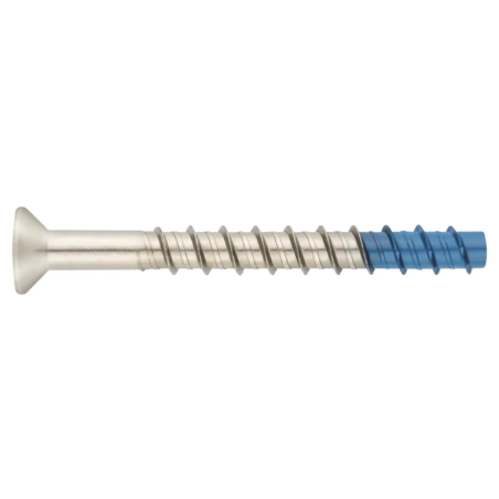 1 x Tornillo hormigón cabeza fresada/testa svasat TORX T50 10X70 Bimetal