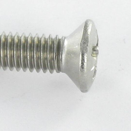 1 x Tornillo metales Inoxidable A2 cabeza fresada abombada Pozi M5X30