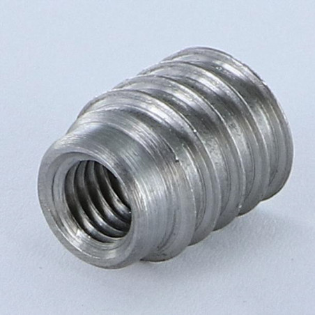 1 x Inserto Acero bruto hexagonal hueco M8 14X18