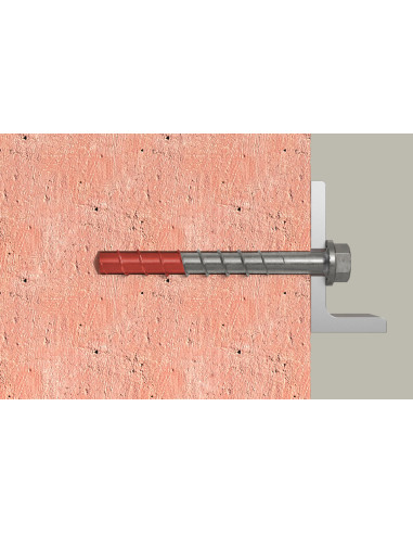 1 x Tornillo hormigón cabeza hexagonal FISCHER...