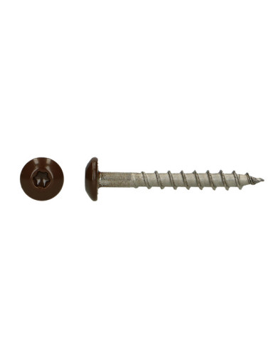 1 x Tornillo pernio 4.5X35 TORX T20 Inoxidable...