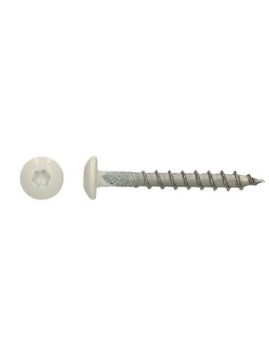 1 x Tornillo pernio 4.5X35 TORX T20 Inoxidable...