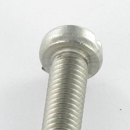 1 x Tornillo metales Inoxidable A2 cabeza cilíndrica ranura M6X18