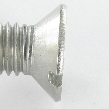 1 x Tornillo metales Inoxidable A2 cabeza fresada/testa svasat ranura M10X40
