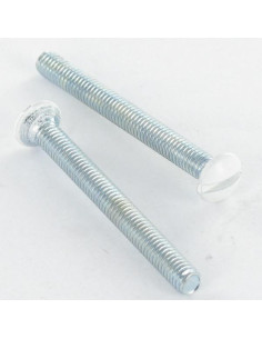 Tornillo metales cabeza fresada abombada ranura M4X70...