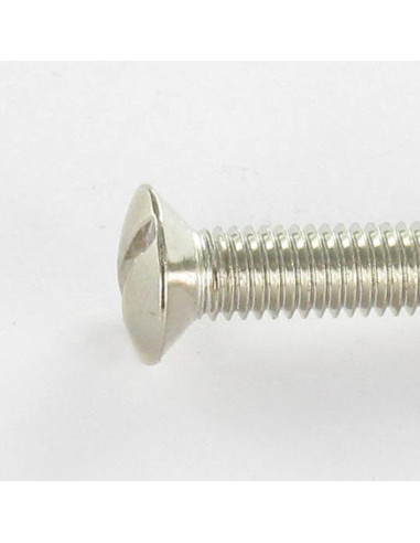 1 x Tornillo metales cabeza fresada abombada...