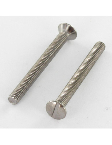 1 x Tornillo metales cabeza fresada abombada...
