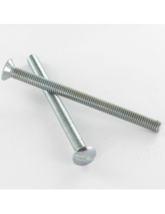 Tornillo metales cabeza fresada abombada ranura M4X65...