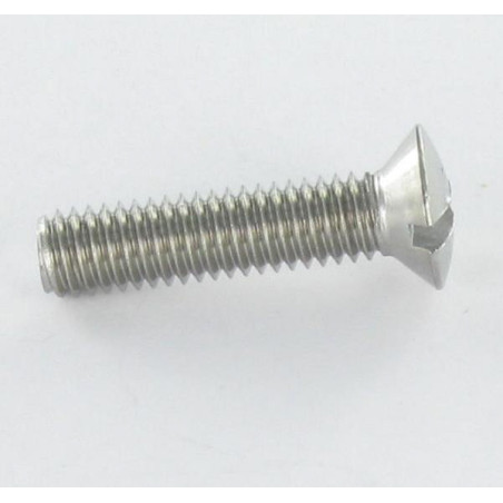 1 x Tornillo metales cabeza fresada abombada ranura M4X70 roscado en 40 separable Latón
