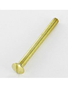 Tornillo metales cabeza fresada abombada ranura M5X40...