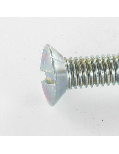 1 x Tornillo metales cabeza fresada abombada...