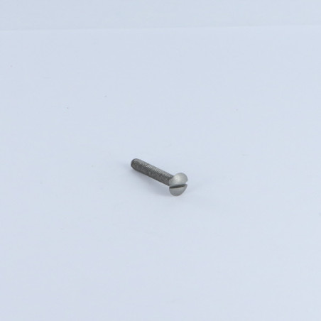 1 x Tornillo metales cabeza fresada abombada ranura M1.6X4 Acero bruto microtornillo