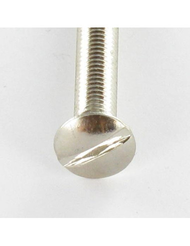 1 x Tornillo metales cabeza fresada abombada...