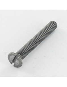 Tornillo metales cabeza fresada abombada ranura M5X35...