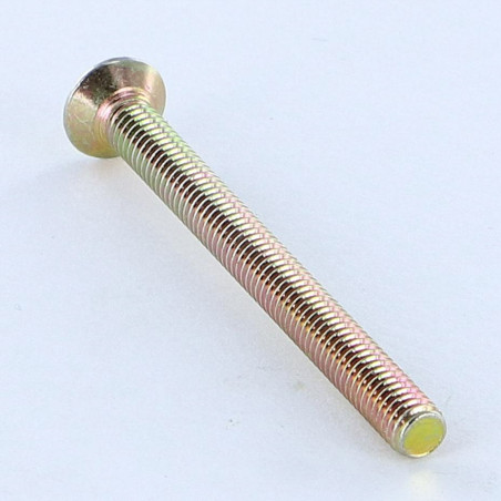 1 x Tornillo metales cabeza fresada abombada ranura M4X20 Bicromato