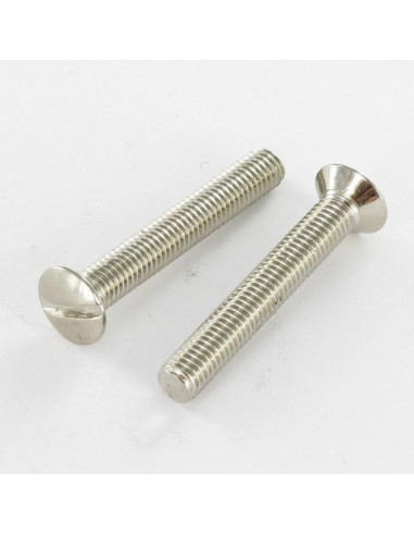 1 x Tornillo metales cabeza fresada abombada...