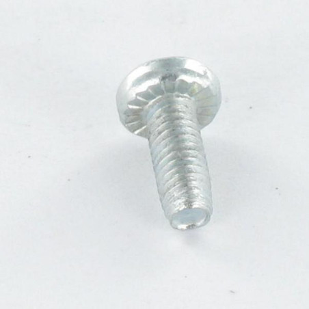 1 x Tornillo autorroscante cabeza cilíndrica TORX roscado en ranura 5X12 dentado Acero cincado blanco