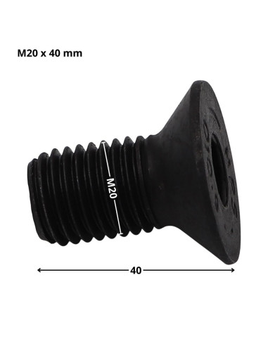 1 x Tornillo metales FHC cabeza fresada cavidad...