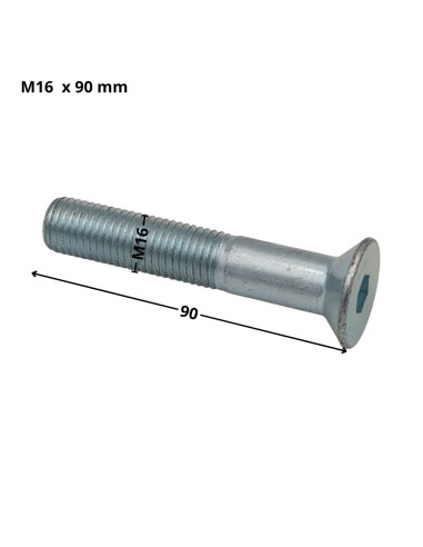 1 x Tornillo metales FHC cabeza fresada cavidad...