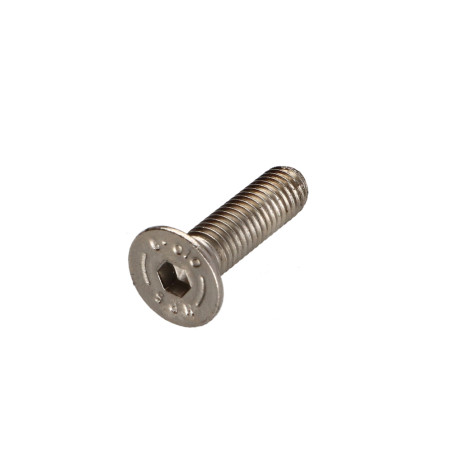 1 x Tornillo metales FHC cabeza fresada cavidad hexagonal hueca llave de 5 M8X30 roscado total clase 10.9 Acero niquelado