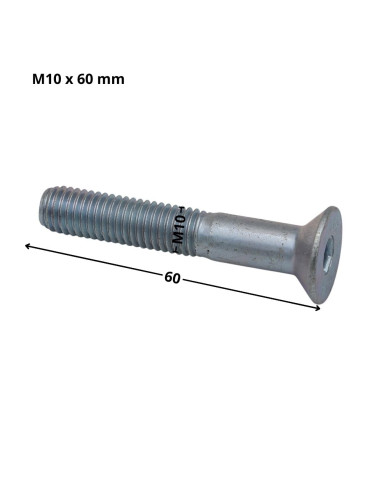 1 x Tornillo metales FHC cabeza fresada cavidad...