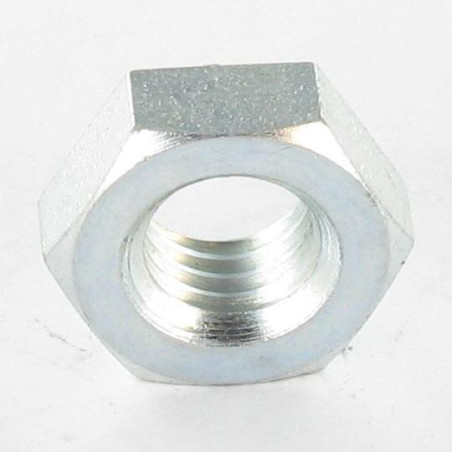 1 x Tuerca hexagonal con ESTRUJAR 8 Acero cincado blanco