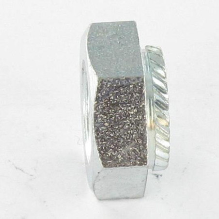 1 x Tuerca hexagonal con ESTRUJAR 8 Acero cincado blanco