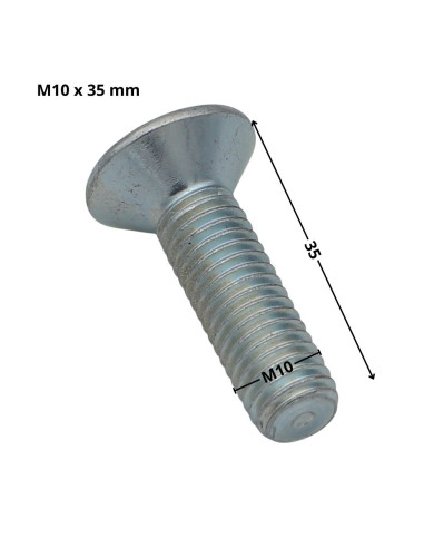 1 x Tornillo metales FHC cabeza fresada cavidad...