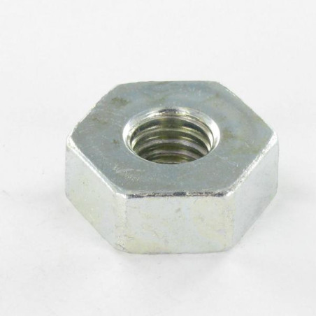 1 x Tuerca Acero cincado blanco hexagonal M12 grosor 10.5 en plano 26