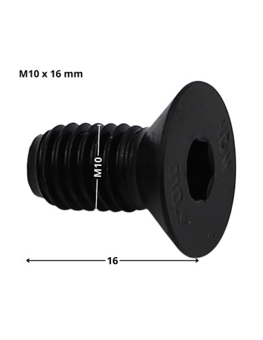 1 x Tornillo metales FHC cabeza fresada cavidad...