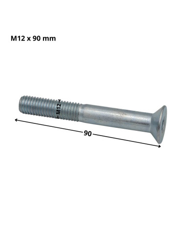 1 x Tornillo metales FHC cabeza fresada cavidad...