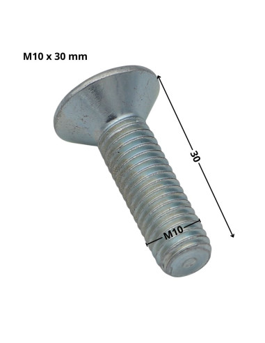 1 x Tornillo metales FHC cabeza fresada cavidad...
