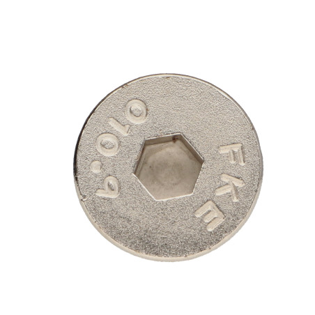 1 x Tornillo metales FHC cabeza fresada cavidad hexagonal hueca llave de 5 M8X25 roscado total clase 10.9 NÃ­quel