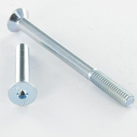 1 x Tornillo metales FHC cabeza fresada cavidad hexagonal hueca llave de 12 M20X90 roscado parcial clase 10.9 Acero bruto