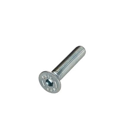 1 x Tornillo metales FHC cabeza fresada cavidad hexagonal hueca llave de 4 M6X35 roscado total clase 10.9 Acero cincado