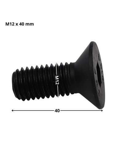 1 x Tornillo metales FHC cabeza fresada cavidad...