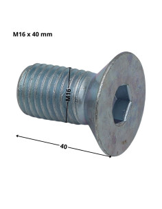 Tornillo metales FHC cabeza fresada cavidad hexagonal...