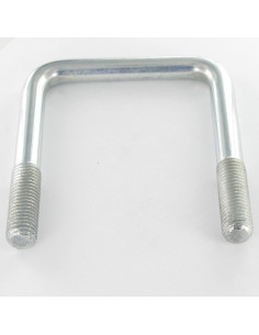 Estribo fondo recto o plano 150X106X150 M12/60/60 Acero...