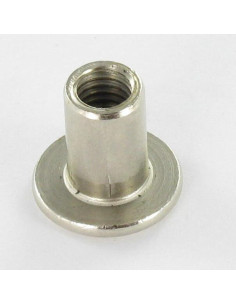 Combifix cabeza plana 15/8X12 M6 llave de 4 Acero niquelado 2