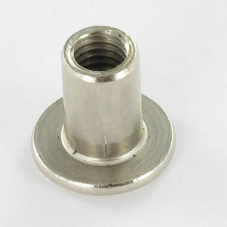 1 x Combifix cabeza plana 15/8X12 M6 llave de 4 Acero niquelado