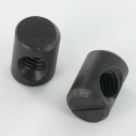 1 x Parcela dividida 10X14 M6 CENTRO Acero cincado negro