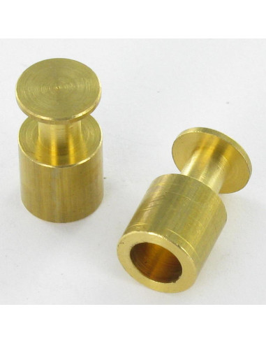 1 x TRAMA Latón 10X18 Ranura 5 PERC 6,5/10,5