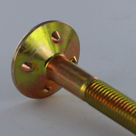 1 x Tornillos PISO cabeza fresada/testa svasat Ancha 10X80 4 Cornezuelos Bicromato