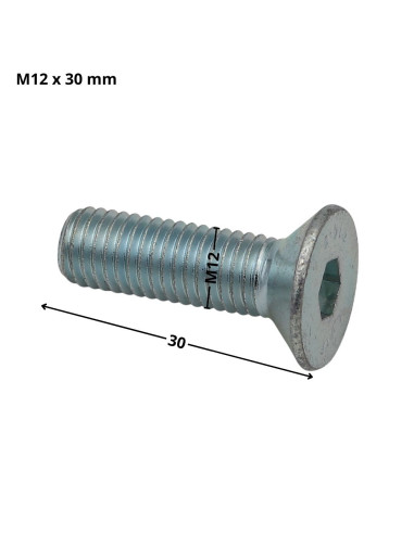 1 x Tornillo metales FHC cabeza fresada cavidad...