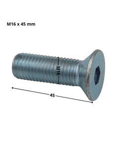 Tornillo metales FHC cabeza fresada cavidad hexagonal...