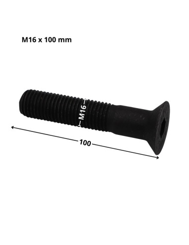 1 x Tornillo metales FHC cabeza fresada cavidad...