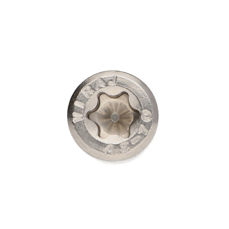 1 x Tornillo metales cabeza cilíndrica TORX T50 Inoxidable A2 M10X40 roscado total