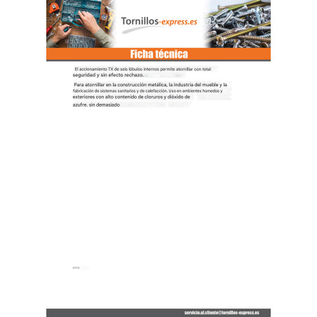 1 x Tornillo metales cabeza cilíndrica TORX T20 Inoxidable A2 M4X10 roscado total